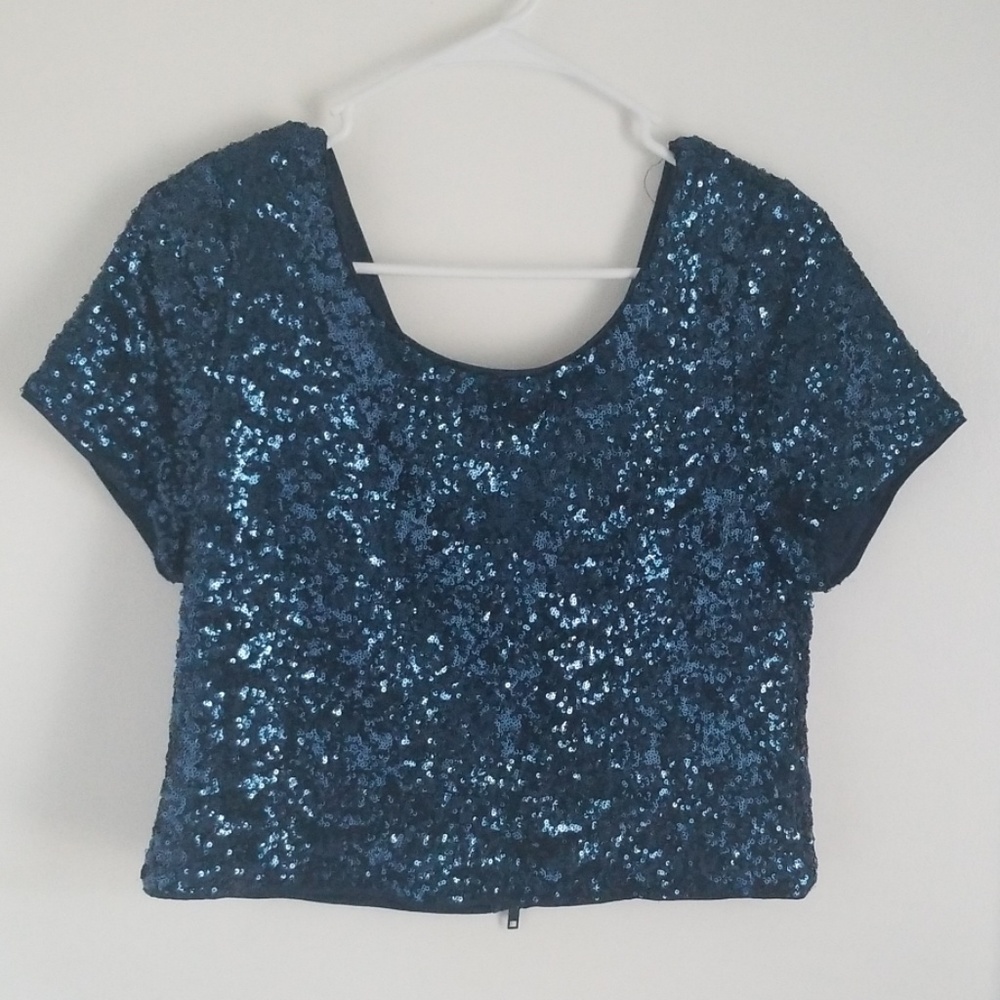Sequin Crop Top (Forever 21)